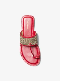 Sandália em jacquard com logótipo MK2000 Ashtin | Michael Kors [PT]