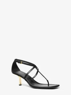 Sandália em pele Anna | Michael Kors [PT]
