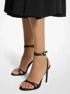 Sandália em pele Chrissy | Michael Kors [PT]
