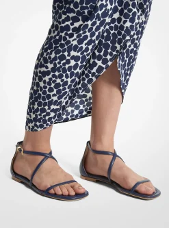 Sandália em pele Polly | Michael Kors [PT]