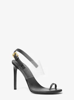 Sandália em vinil e pele Catherine | Michael Kors [PT]