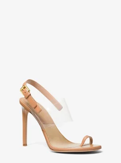 Sandália em vinil e pele Catherine | Michael Kors [PT]