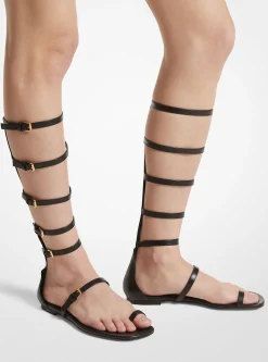Sandália gladiador em pele Juliette | Michael Kors [PT]