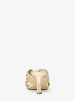 Sandália mule metalizada Alessia | Michael Kors [PT]