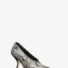Sapato pump em pele com motivo de cobra em relevo Luna | Michael Kors [PT]