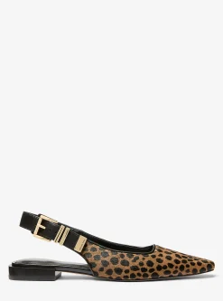 Sapato raso em pelo de bezerro com estampado de leopardo Darrington | Michael Kors [PT]