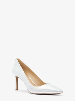 Sapatos de salto em pele metalizada estalada Alina Flex | Michael Kors [PT]