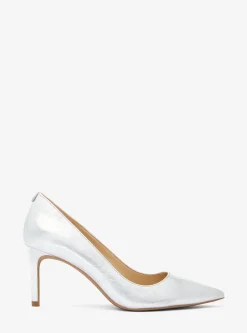 Sapatos de salto em pele metalizada estalada Alina Flex | Michael Kors [PT]