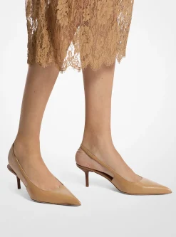 Sapatos pump em pele abertos atrás Emma | Michael Kors [PT]