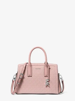 Satchel com logótipo exclusivo Laila pequena | Michael Kors [PT]