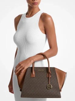 Satchel com logótipo exclusivo Avril grande | Michael Kors [PT]