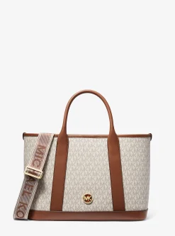 Satchel com logótipo exclusivo Luisa média | Michael Kors [PT]