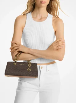 Satchel com logótipo exclusivo Cynthia pequena | Michael Kors [PT]