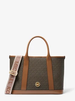 Satchel com logótipo exclusivo Luisa média | Michael Kors [PT]
