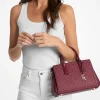 Satchel com logótipo exclusivo Laila pequena | Michael Kors [PT]