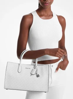Satchel com logótipo exclusivo Scarlett média | Michael Kors [PT]