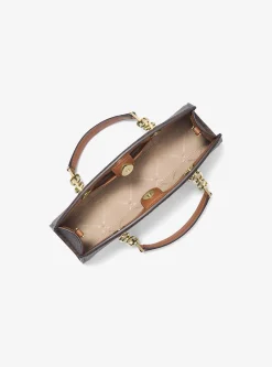 Satchel com logótipo exclusivo Cynthia pequena | Michael Kors [PT]