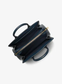 Satchel com logótipo exclusivo Laila média | Michael Kors [PT]