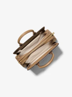 Satchel com logótipo exclusivo Laila pequena | Michael Kors [PT]