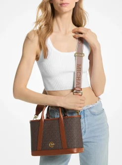 Satchel com logótipo exclusivo Luisa pequena | Michael Kors [PT]