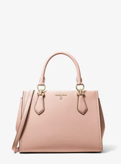 Satchel de couro saffiano Marilyn média | Michael Kors [PT]