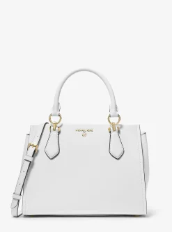 Satchel de couro saffiano Marilyn média | Michael Kors [PT]