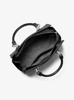 Satchel de couro saffiano Marilyn média | Michael Kors [PT]