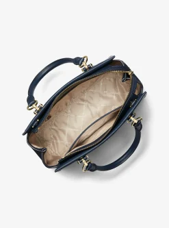 Satchel de couro saffiano Marilyn média | Michael Kors [PT]
