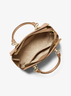 Satchel de couro saffiano Marilyn média | Michael Kors [PT]