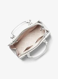 Satchel de couro saffiano Marilyn média | Michael Kors [PT]