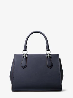Satchel de couro saffiano Marilyn média | Michael Kors [PT]