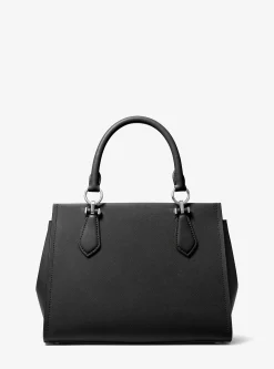 Satchel de couro saffiano Marilyn média | Michael Kors [PT]