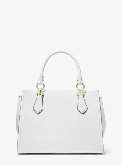 Satchel de couro saffiano Marilyn média | Michael Kors [PT]