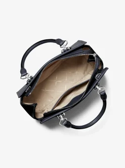 Satchel de couro saffiano Marilyn média | Michael Kors [PT]