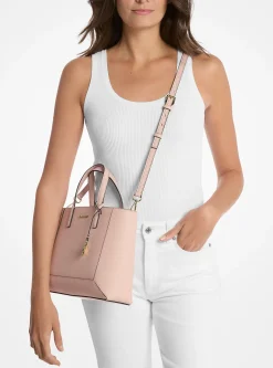 Satchel em couro saffiano Sallie média | Michael Kors [PT]