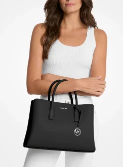 Satchel em couro saffiano Ruthie grande | Michael Kors [PT]