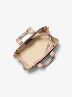 Satchel em pele granulada Romee pequena | Michael Kors [PT]