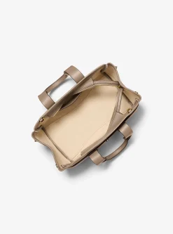 Satchel em pele granulada Romee pequena | Michael Kors [PT]