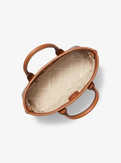 Satchel em pele granulada Luisa pequena | Michael Kors [PT]