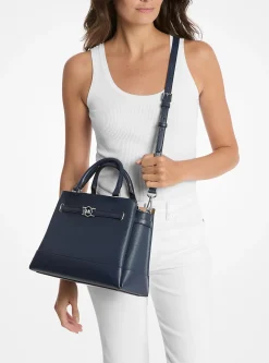 Satchel em pele granulada Reed grande | Michael Kors [PT]