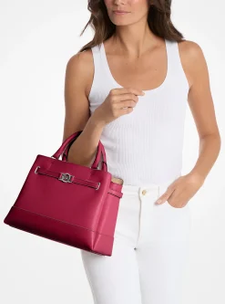 Satchel em pele granulada Reed grande | Michael Kors [PT]