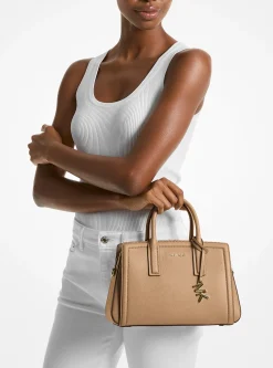 Satchel em pele granulada Laila pequena | Michael Kors [PT]