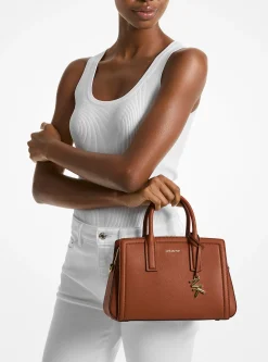 Satchel em pele granulada Laila pequena | Michael Kors [PT]