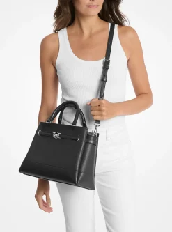 Satchel em pele granulada Reed grande | Michael Kors [PT]
