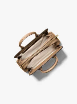 Satchel em pele granulada Laila pequena | Michael Kors [PT]