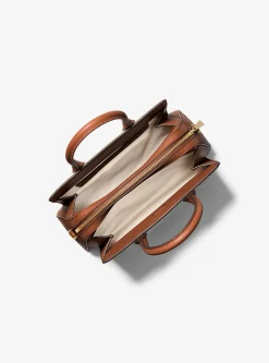 Satchel em pele granulada Laila pequena | Michael Kors [PT]