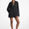 Túnica com colarinho em rami | Michael Kors [PT]
