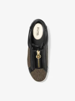 Ténis com fecho de correr com logótipo exclusivo Keaton | Michael Kors [PT]