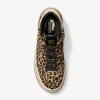 Ténis com plataforma em pelo de bezerro com estampado de leopardo Hayes | Michael Kors [PT]