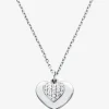 [to be translated to pt_PT] Precious Metal-Plated Sterling Silver Pavé Heart Necklace | Michael Kors [PT]